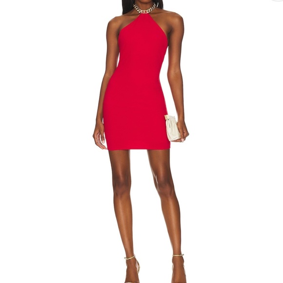 Nwt Scandal Mini Dress in Red Nookie - Picture 2 of 3
